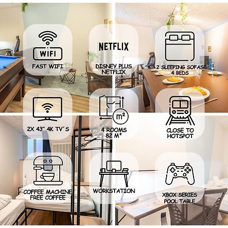 Pool Table Heaven, Workstation, 4K Tv, Netflix Διαμέρισμα Λειψία Εξωτερικό φωτογραφία